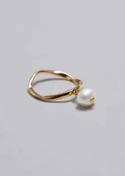 Best Sale & Other Stories Bague à Pendentif Avec Une Perle