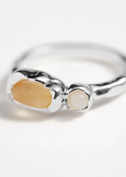 Best & Other Stories Bague à Pierres Semi-précieuses