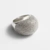 Best Sale & Other Stories Bague Bombée à Strass Argenté