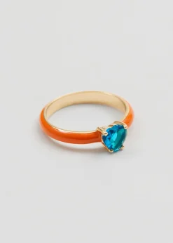 Flash Sale & Other Stories Bague éclatante Orange