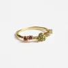 Discount & Other Stories Bague Délicate Avec Strass Doré