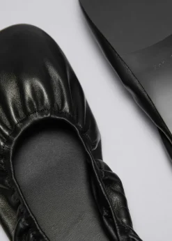 Flash Sale & Other Stories Ballerines En Cuir Froncé