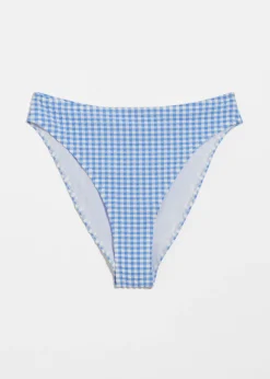 Best & Other Stories Bas De Bikini échancré Carreaux bleus/blancs