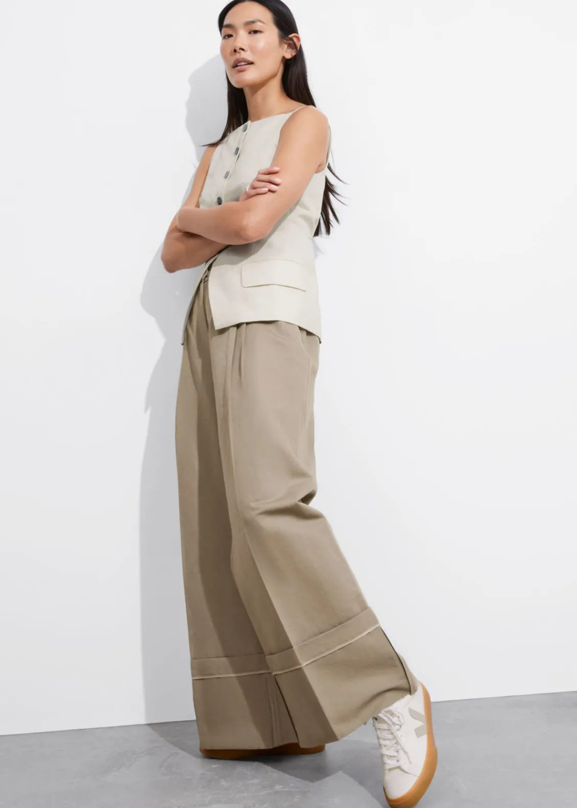 Online & Other Stories Baskets En Cuir Veja Campo