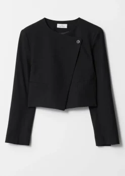 Online & Other Stories Blazer Court Sans Col Noir
