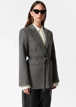 Sale & Other Stories Blazer En Laine Mélangée