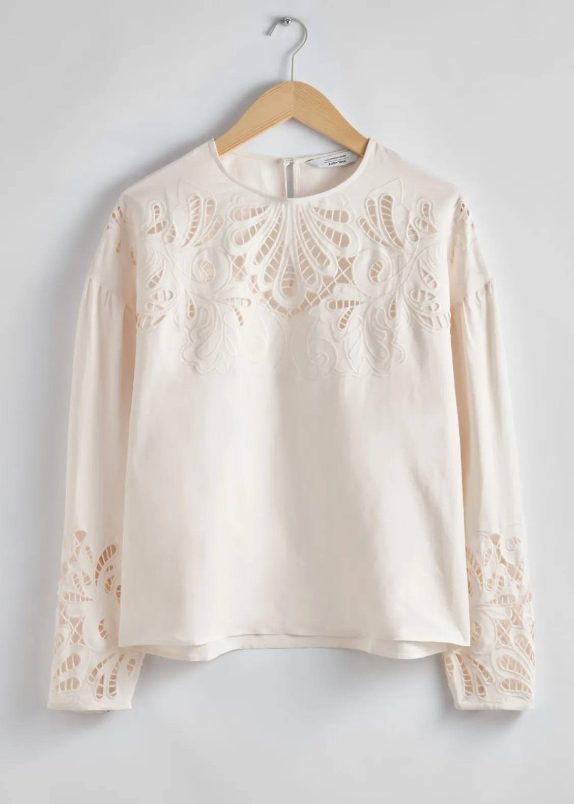 Hot & Other Stories Blouse à Broderie Anglaise Blanc