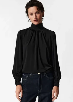 Clearance & Other Stories Blouse à Col Montant