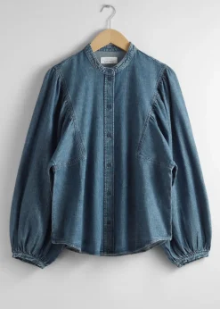 Best Sale & Other Stories Blouse à Manches Bouffantes