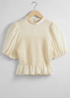 Fashion & Other Stories Blouse à Smocks Et à Basque