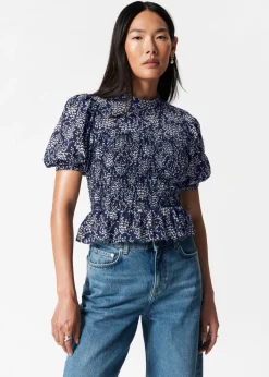 Fashion & Other Stories Blouse à Smocks Et à Basque