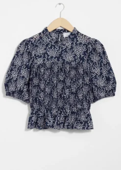 Fashion & Other Stories Blouse à Smocks Et à Basque