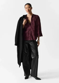 Best & Other Stories Blouse Ample à Fleurs En Appliqué