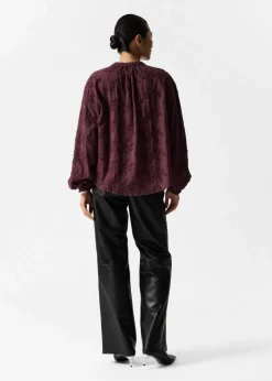 Best & Other Stories Blouse Ample à Fleurs En Appliqué