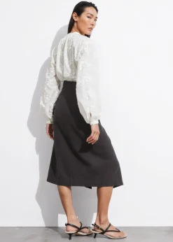 Best & Other Stories Blouse Ample à Fleurs En Appliqué
