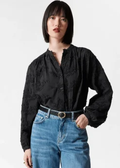 Best & Other Stories Blouse Ample à Fleurs En Appliqué