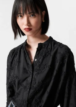 Best & Other Stories Blouse Ample à Fleurs En Appliqué