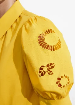 Online & Other Stories Blouse Brodée à Manches Ballon