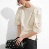 Sale & Other Stories Blouse Festonnée Blanc
