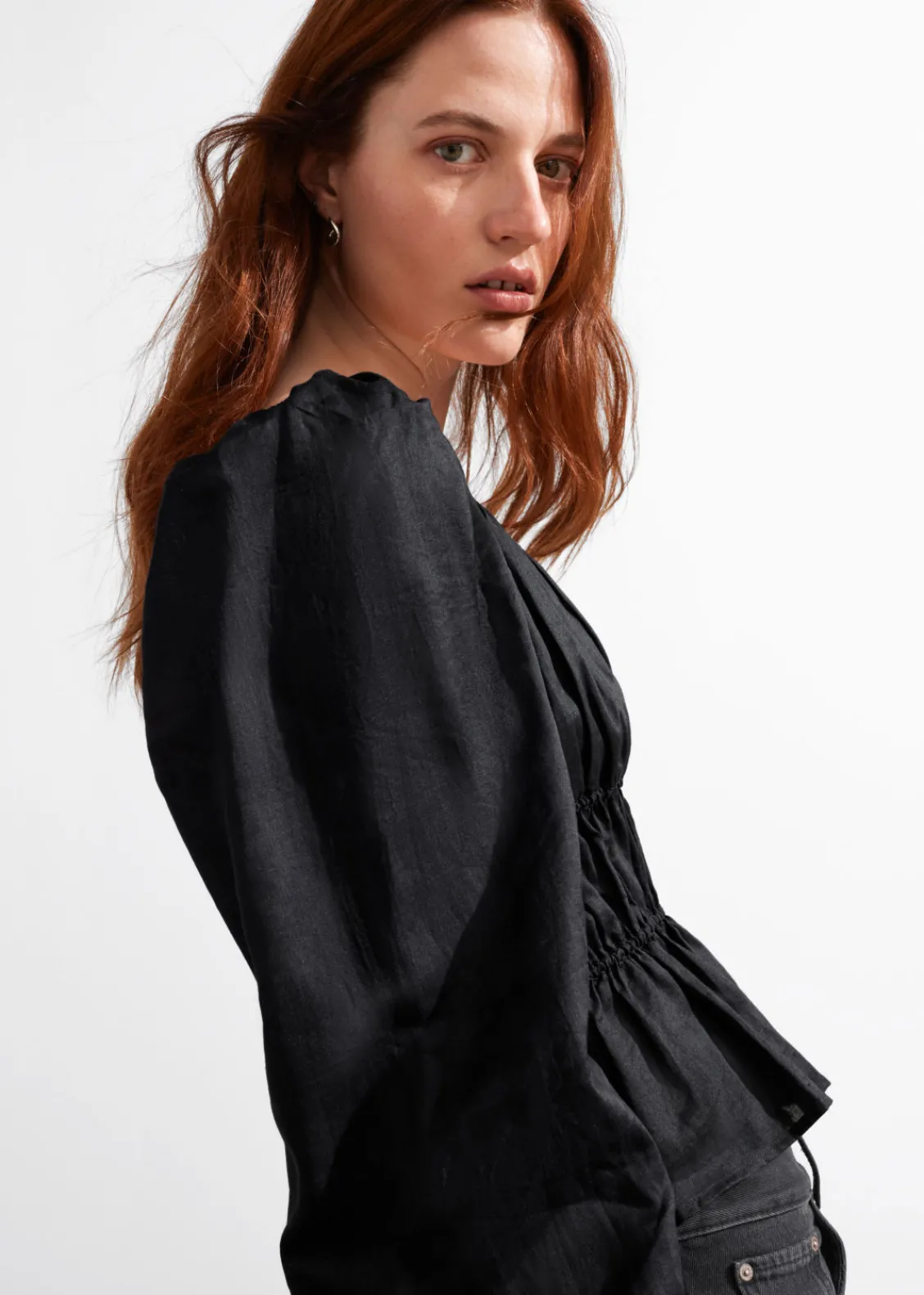 Store & Other Stories Blouse Froncée