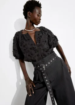 New & Other Stories Blouse Oversize à Manches Ballon