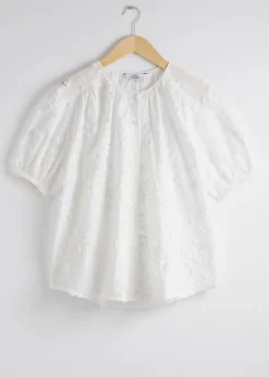 New & Other Stories Blouse Oversize à Manches Ballon