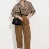 Discount & Other Stories Blouse Oversize à Volants Beige foncé