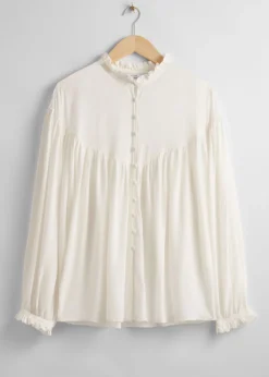 Cheap & Other Stories Blouse Oversize à Volants