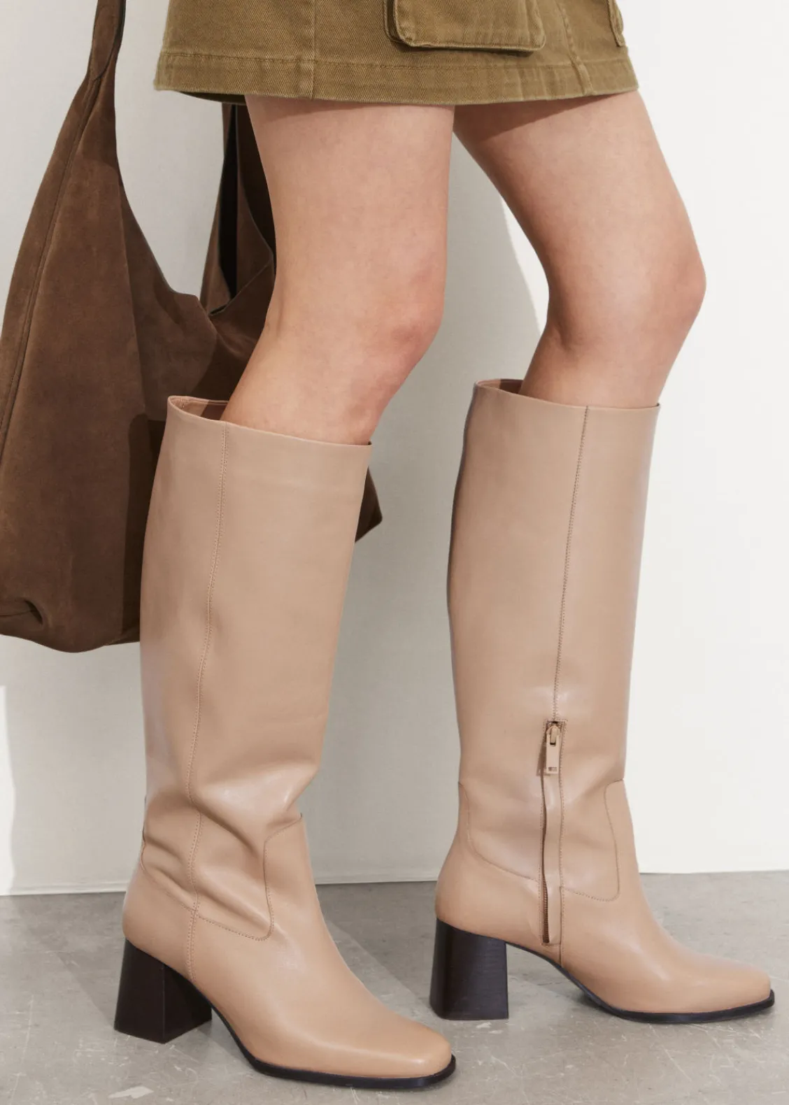 Clearance & Other Stories Bottes Hauteur Genou En Cuir