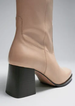 Clearance & Other Stories Bottes Hauteur Genou En Cuir