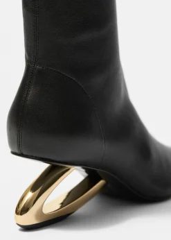 Clearance & Other Stories Bottines à Talons Sculpturaux Noir
