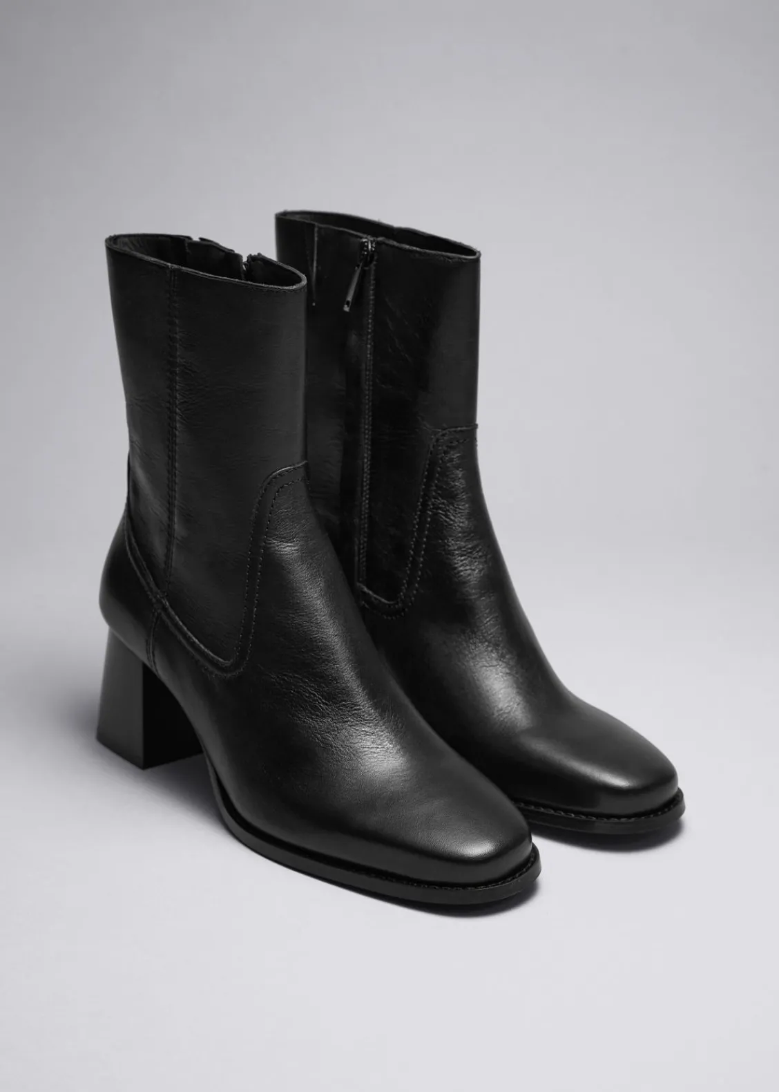 Store & Other Stories Bottines Classiques En Cuir