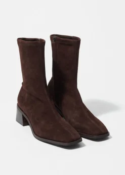Online & Other Stories Bottines-chaussettes En Cuir