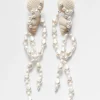 Fashion & Other Stories Boucles D’oreilles à Perles Et Coquillages Ivoire