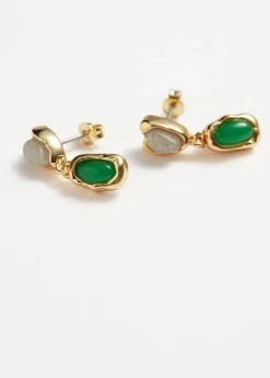 Fashion & Other Stories Boucles D’oreilles En Pierres Semi-précieuses