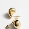 Hot & Other Stories Boucles D’oreilles Incurvées En Forme De Goutte