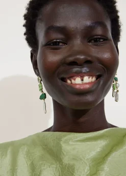 Best Sale & Other Stories Boucles D'oreilles Pendantes Avec Perles En Strass