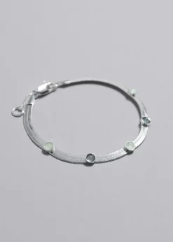 Cheap & Other Stories Bracelet En Chaîne Orné De Strass