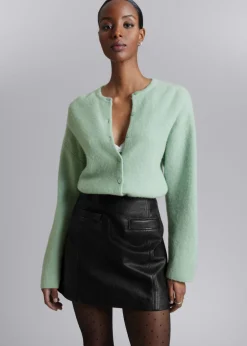Outlet & Other Stories Cardigan En Maille D’alpaga Mélangé