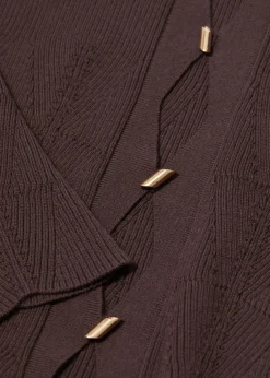 Best Sale & Other Stories Cardigan Festonné En Laine Mérinos