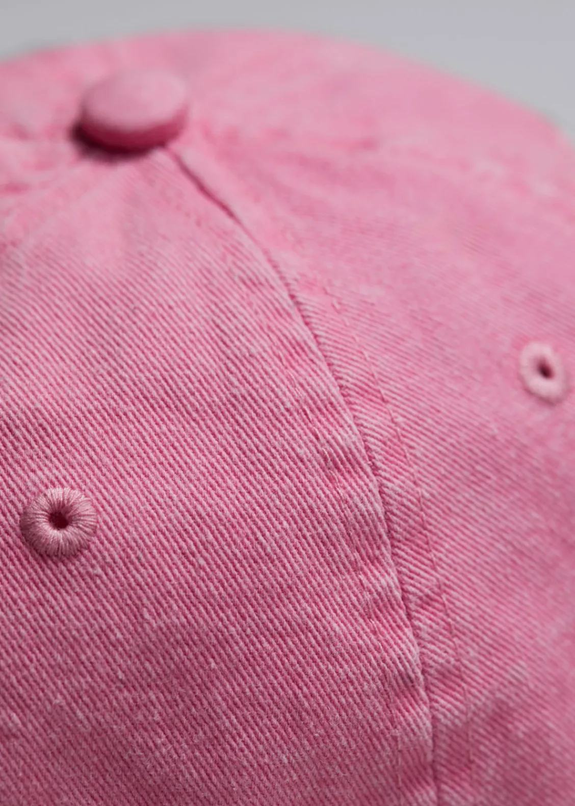 New & Other Stories Casquette De Baseball En Denim Décoloré