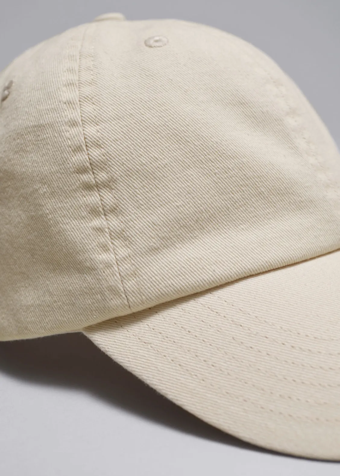 New & Other Stories Casquette De Baseball En Denim Décoloré