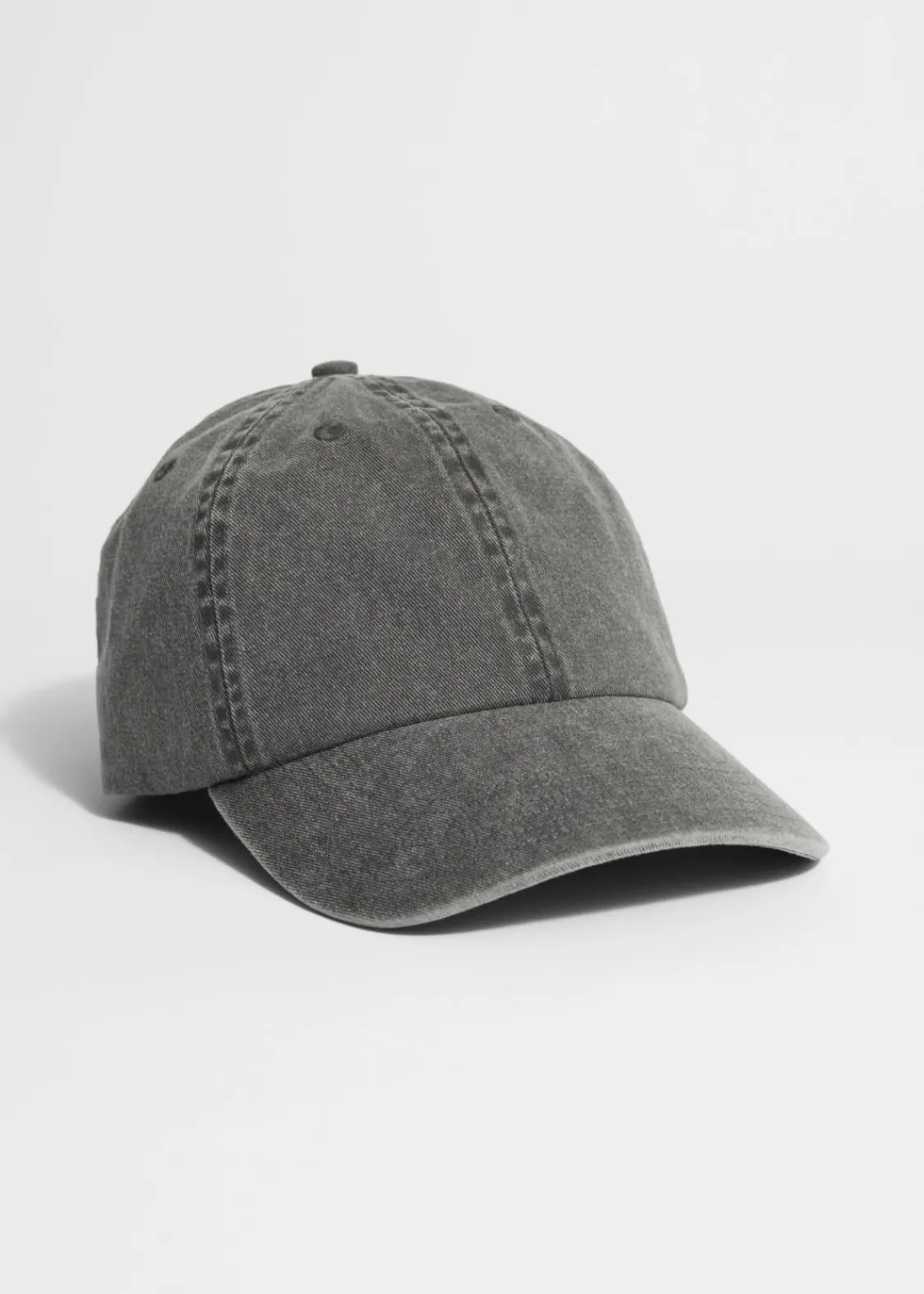 New & Other Stories Casquette De Baseball En Denim Décoloré