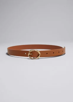 Online & Other Stories Ceinture En Cuir à Boucle Effet Noué
