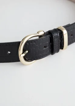 Online & Other Stories Ceinture En Cuir Croco