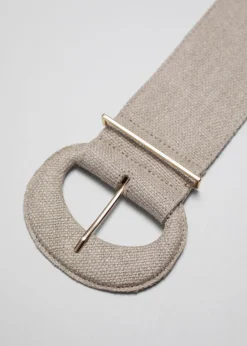 New & Other Stories Ceinture Large En Lin Beige