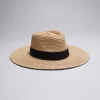 Fashion & Other Stories Chapeau De Paille Bordé De Gros-grain