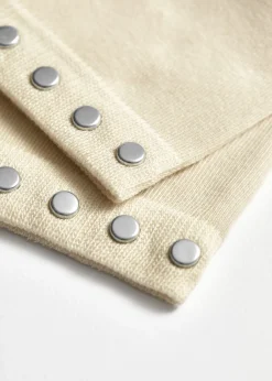 Hot & Other Stories Chaussettes Ornées De Clous Couleur crème