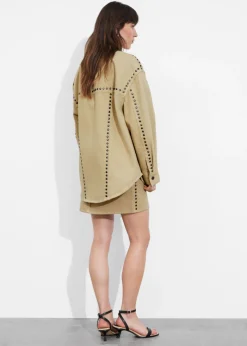 Shop & Other Stories Chemise Cloutée Beige