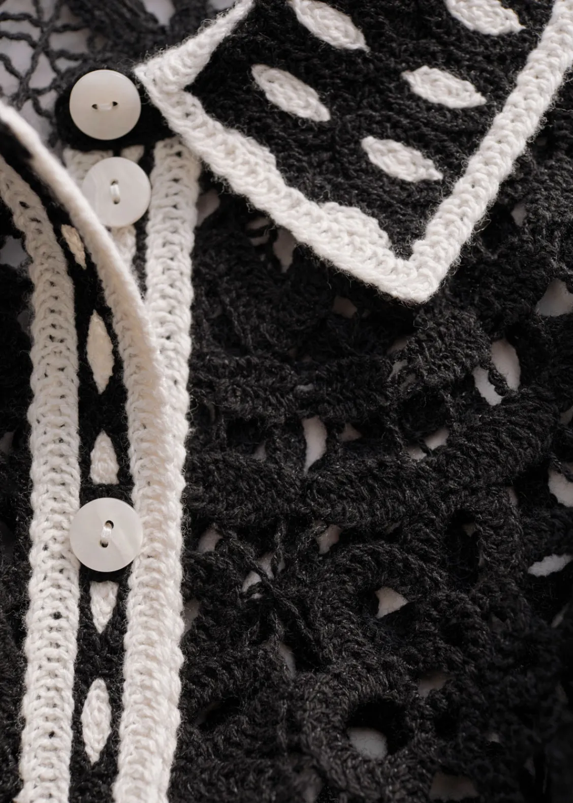 New & Other Stories Chemise Crochetée
